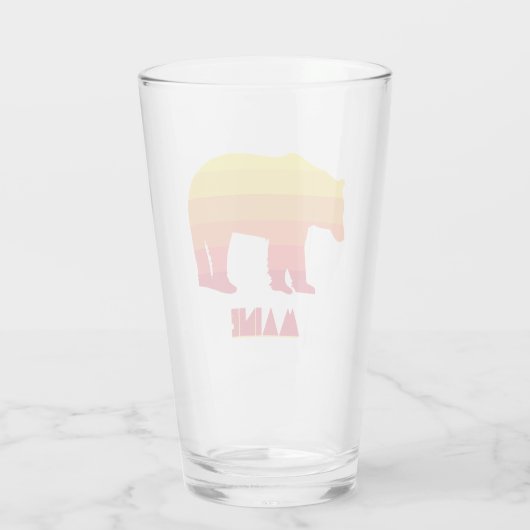 Maine Bear Glas (Rückseite)