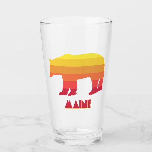 Maine Bear Glas (Vorderseite)