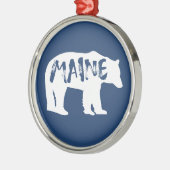 Maine Bear Ornament Aus Metall (Links)