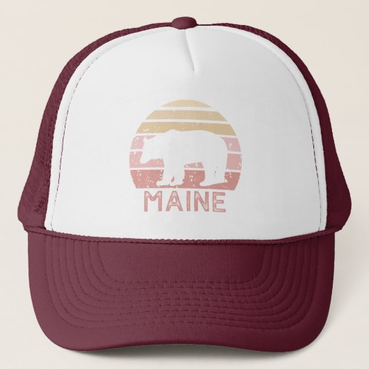 Maine Bear Truckerkappe (Vorderseite)