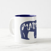 Maine Bear Zweifarbige Tasse (Vorderseite Links)