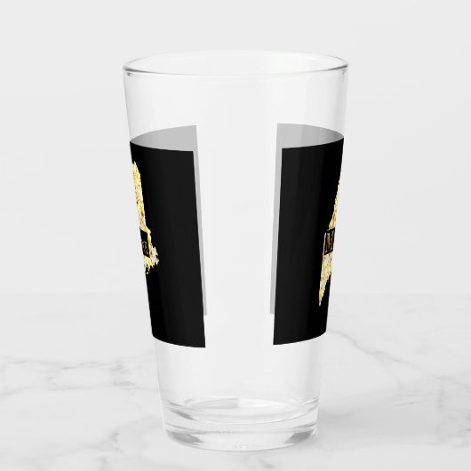 MAINE BIER GLASS GLAS (Links)