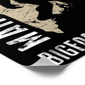 Maine Bigfoot Hunter Poster (Ecke)