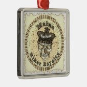 Maine Biker Ornament Aus Metall (Rechts)