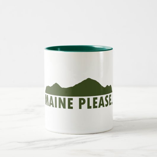 Maine bitte zweifarbige tasse (Mittel)