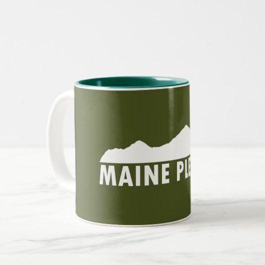 Maine bitte zweifarbige tasse (Vorderseite Links)