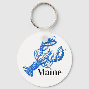 Maine, Blauer Hummer Schlüsselanhänger