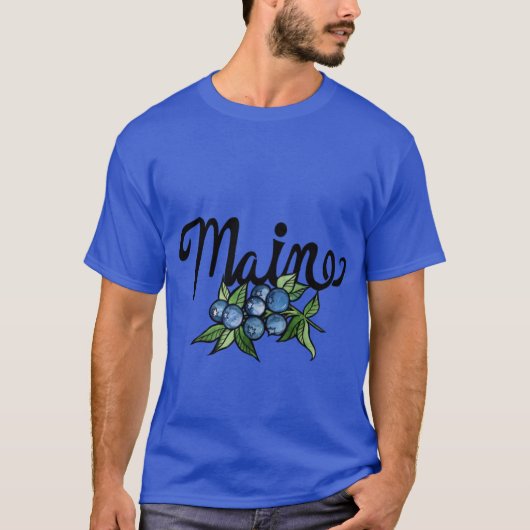 Maine Blueberries 1 T-Shirt (Vorderseite)