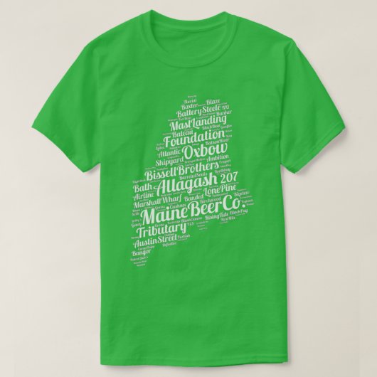 Maine Breweries T-Shirt (Design vorne)