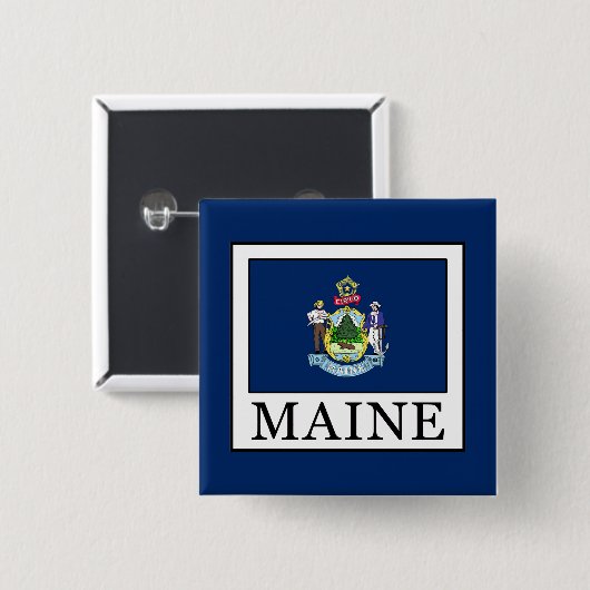 Maine Button (Vorne & Hinten)