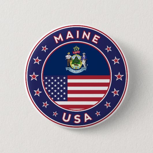 Maine Button (Vorderseite)