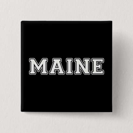 Maine Button (Vorderseite)