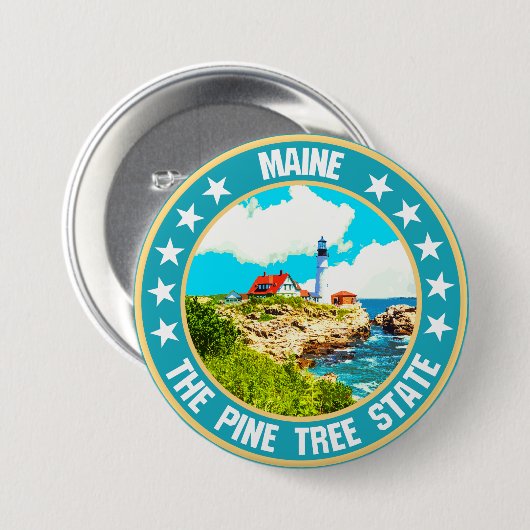 Maine Button (Vorne & Hinten)