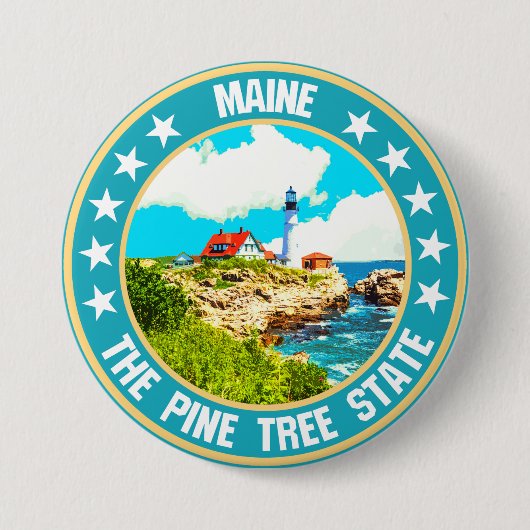 Maine Button (Vorderseite)