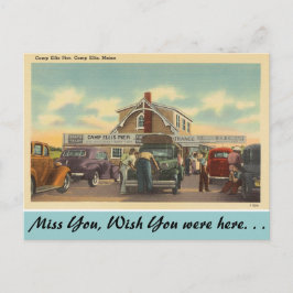 Maine, Camp Ellis Pier Postkarte
