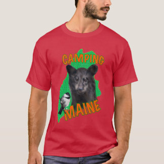 Maine Camping mit Maine Schwarzbär und Maine Chic T-Shirt