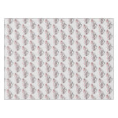 Maine Chickadee Bird Winter Weihnachtsschnee Tischdecke (Vorderseite (Horizontal))