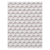 Maine Chickadee Bird Winter Weihnachtsschnee Tischdecke (Vorderseite)