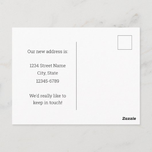 Maine Chickadee Pinecone Postkarte (Rückseite)