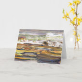 Maine Coast Beach Karte (Gelbe Blume)