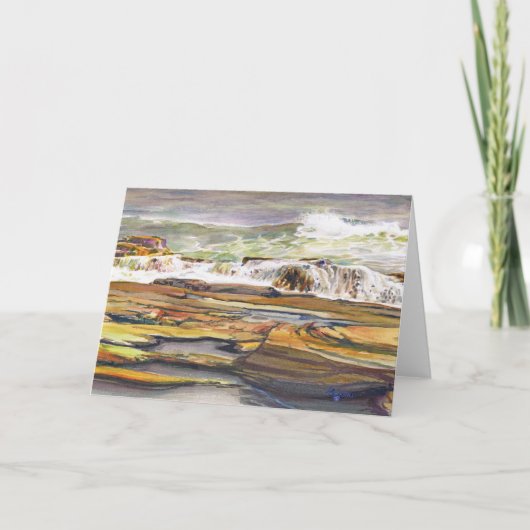 Maine Coast Beach Karte (Vorderseite)