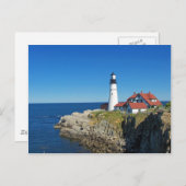 Maine Coastal Lighthouse Postkarte (Vorne/Hinten)