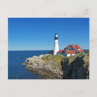 Maine Coastal Lighthouse Postkarte