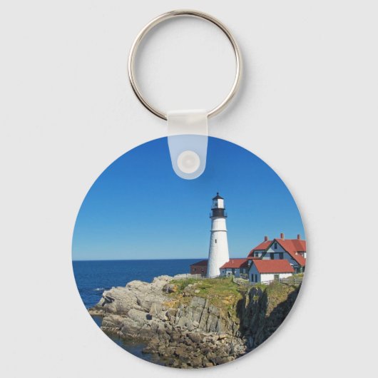 Maine Coastal Lighthouse Schlüsselanhänger (Vorderseite)