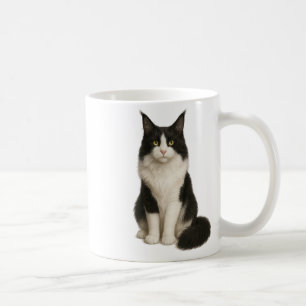 Maine Coon black and white Mug Kaffeetasse