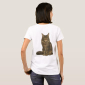 Maine Coon Brown Blotched Tabby T-Shirt (Schwarz voll)