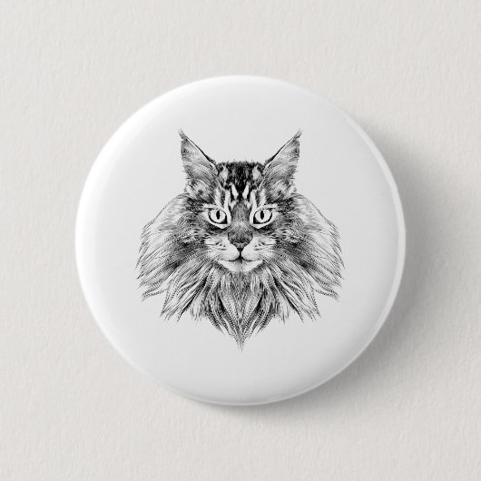 Maine Coon Button (Vorderseite)