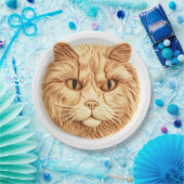 Maine Coon Cat 3D Inspiriert Pappteller (Party)