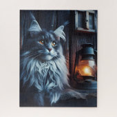 MAINE COON CAT ART JIGSAW PUZZLE (Vertikal)