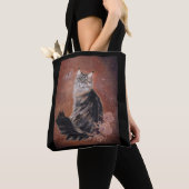 Maine Coon Cat Art von Renee Lavoie Tasche (Von Nahem)