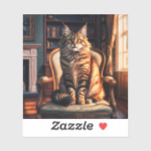 Maine Coon Cat Aufkleber (Blatt)