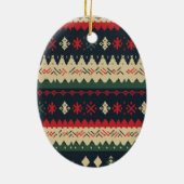 Maine Coon Cat Christmas Keramik Ornament (Hinten)