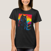 Maine Coon Cat Design T-Shirt (Vorderseite)