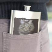 Maine Coon Cat Flachmann (Beispiel)