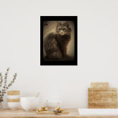 Maine Coon Cat Foto Poster (Küche)