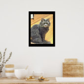 Maine Coon Cat Foto Poster (Küche)