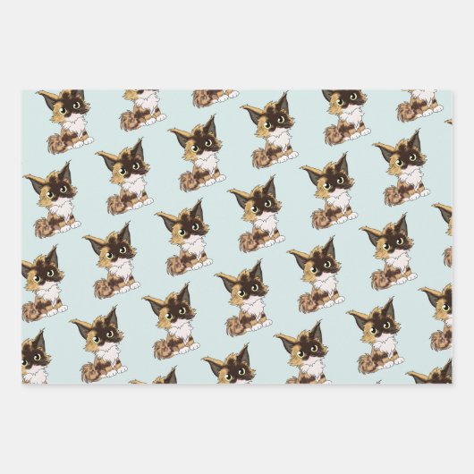 Maine coon cat geschenkpapier set (Vorderseite 3)