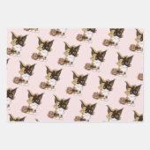 Maine coon cat geschenkpapier set (Vorderseite 2)