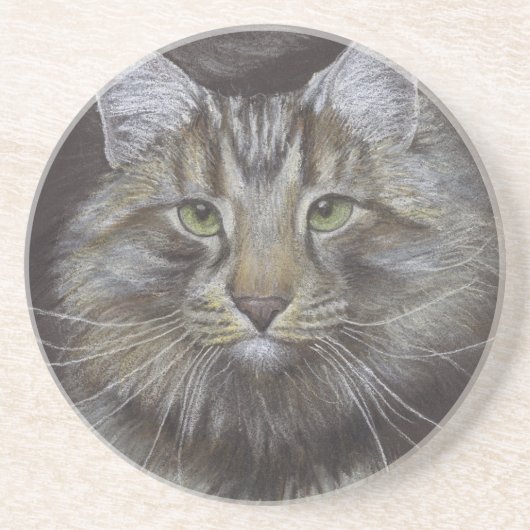 Maine Coon Cat Getränkeuntersetzer (Vorne)