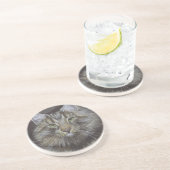Maine Coon Cat Getränkeuntersetzer (Seite)