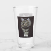 Maine Coon Cat Glas (Vorderseite)