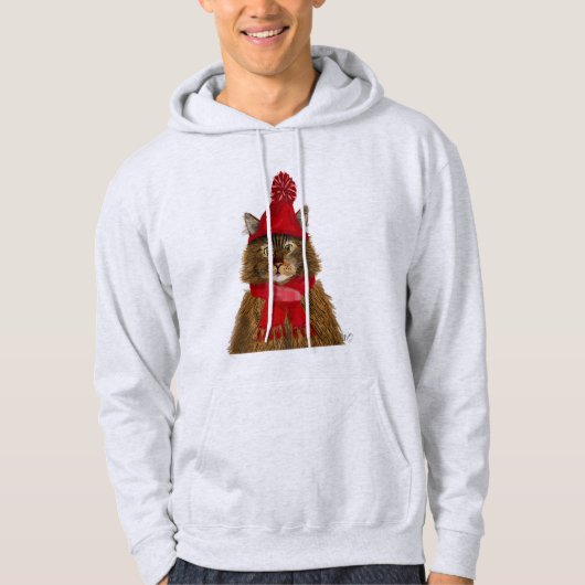 Maine Coon Cat Hoodie (Vorderseite)