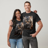 Maine Coon Cat Jagd T-Shirt (Unisex)