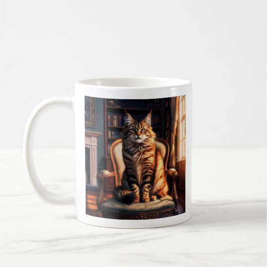 Maine Coon Cat Kaffeetasse (Links)