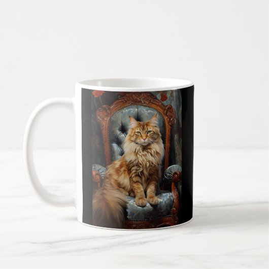 Maine Coon cat Kaffeetasse (Links)