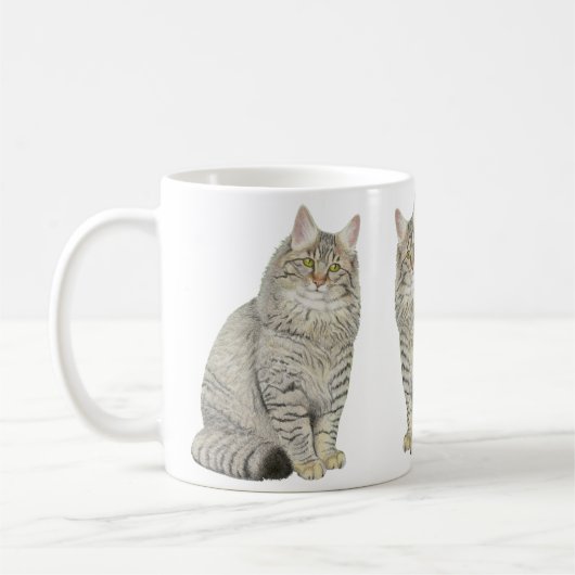 Maine Coon Cat Kaffeetasse (Links)